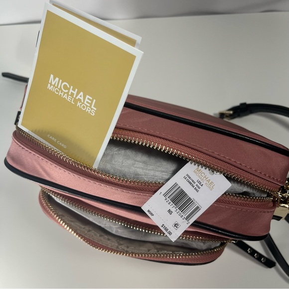 NWT Michael Kors Rose Leila LG Camera Bag - Picture 10 of 12